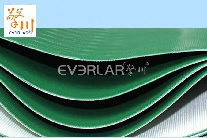 绿色PVC钻石纹输送带