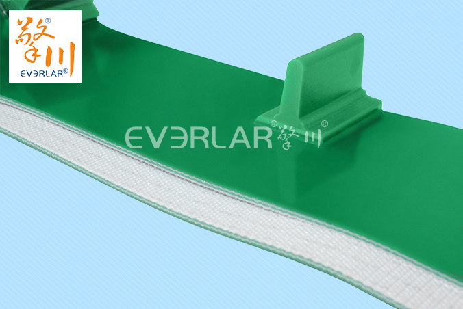 擎川everlar定制绿色加挡板PVC输送带