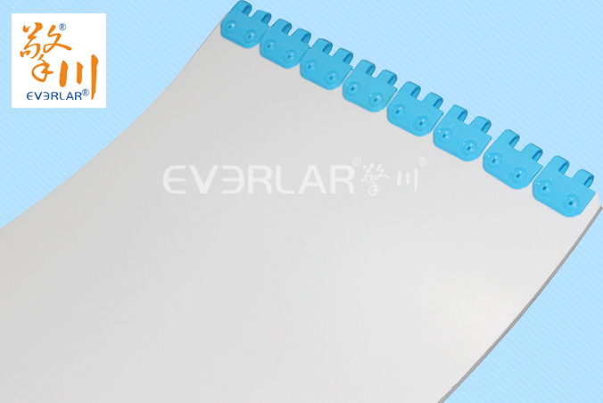 擎川everlar定制白色易洁带加塑料接口食品输送带
