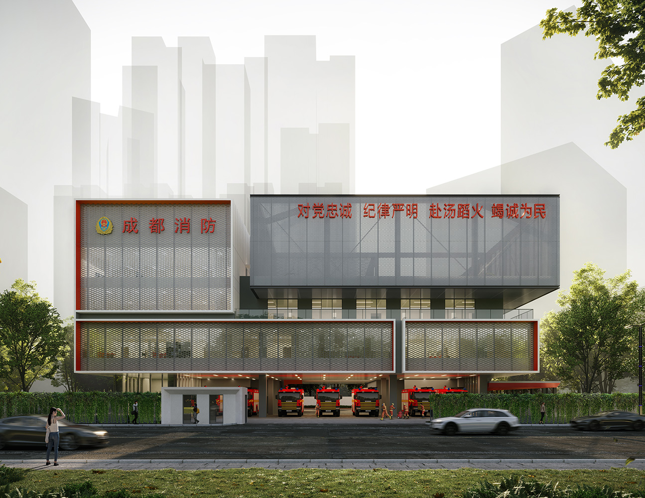 盛邦街北侧消防站工程